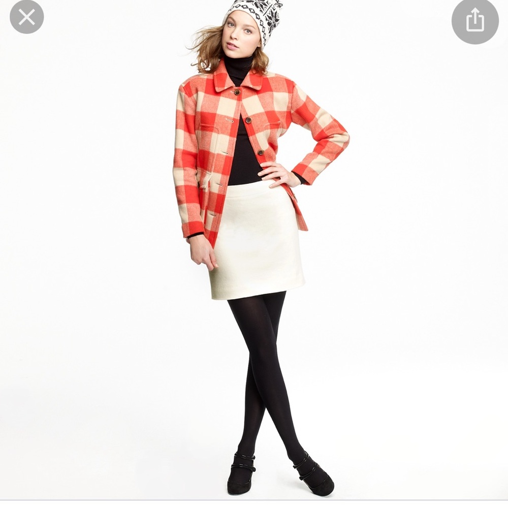 Cream Women's Skirt
